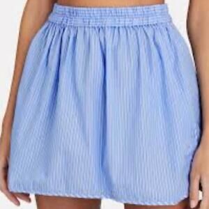 Lidaan Liam Striped Poplin Mini Skirt size M